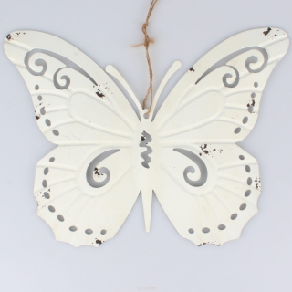 Kovová dekorácia na stenu Motýľ ku213